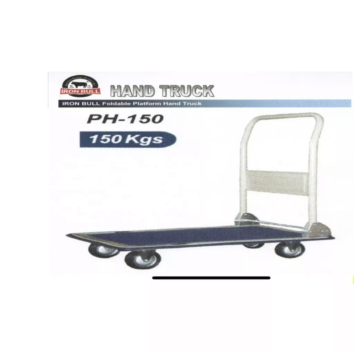 Ph 150 Iron Bull Foldable Platform Hand Truck 150kg Shopee Malaysia