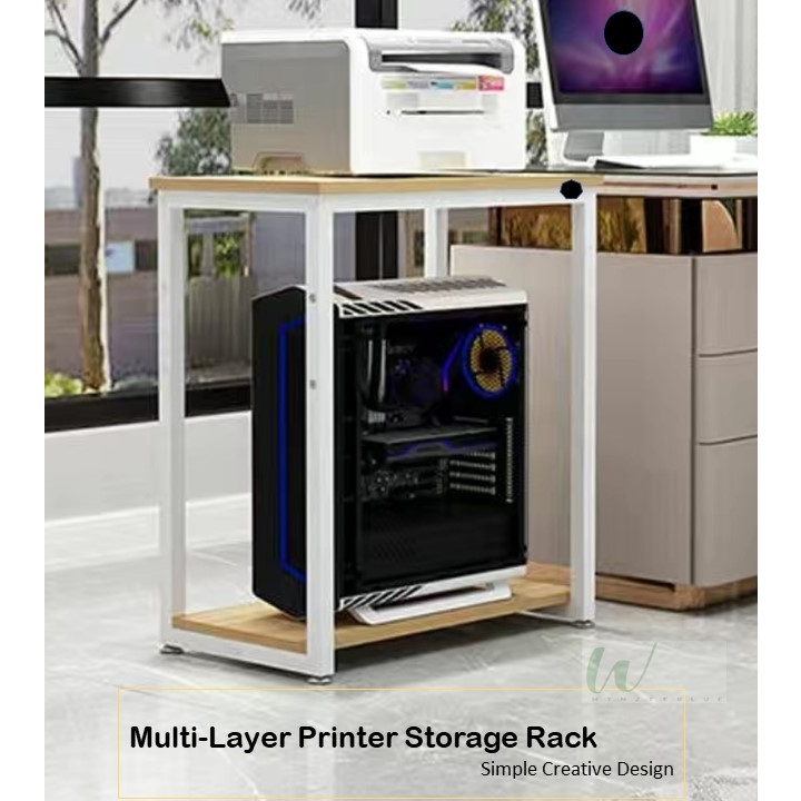 Multi-Layer Printer Storage Rack Computer ☆ Rak Printer ☆ CPU Office ...