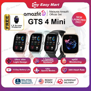 Amazfit GTS 4 Mini Smart Watch, 1.65 HD Display, 15-Day Battery Life, 120+  Sport