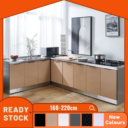 FREE SHIPPING EXTRA HEIGHT Kitchen 160240cm Stainless Steel Sink Stove Dapur