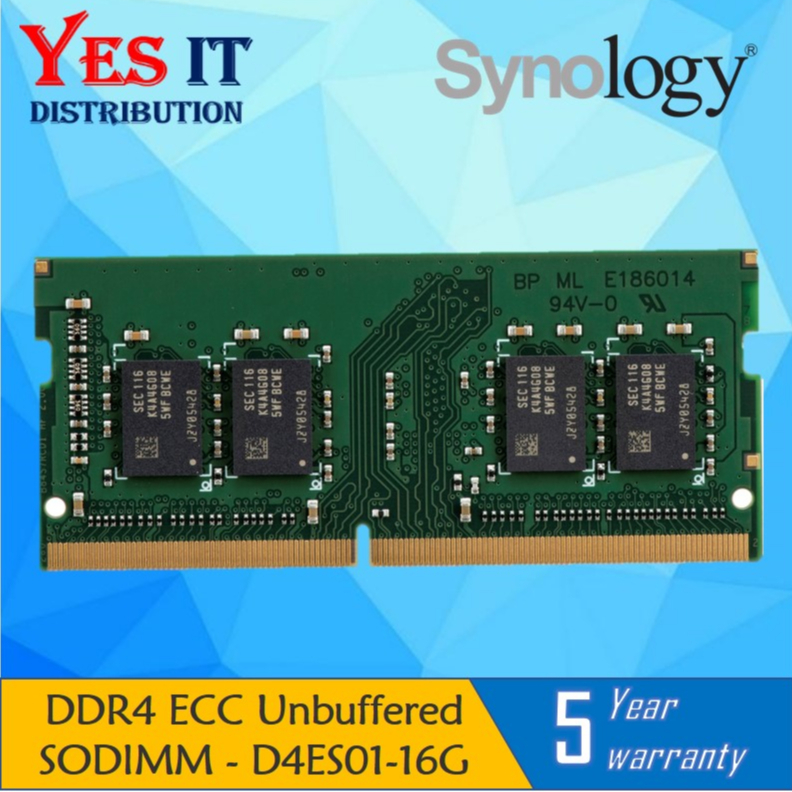 Synology D4ES02-4G / D4ES02-8G / D4ES01-16G ECC DDR4 Memory
