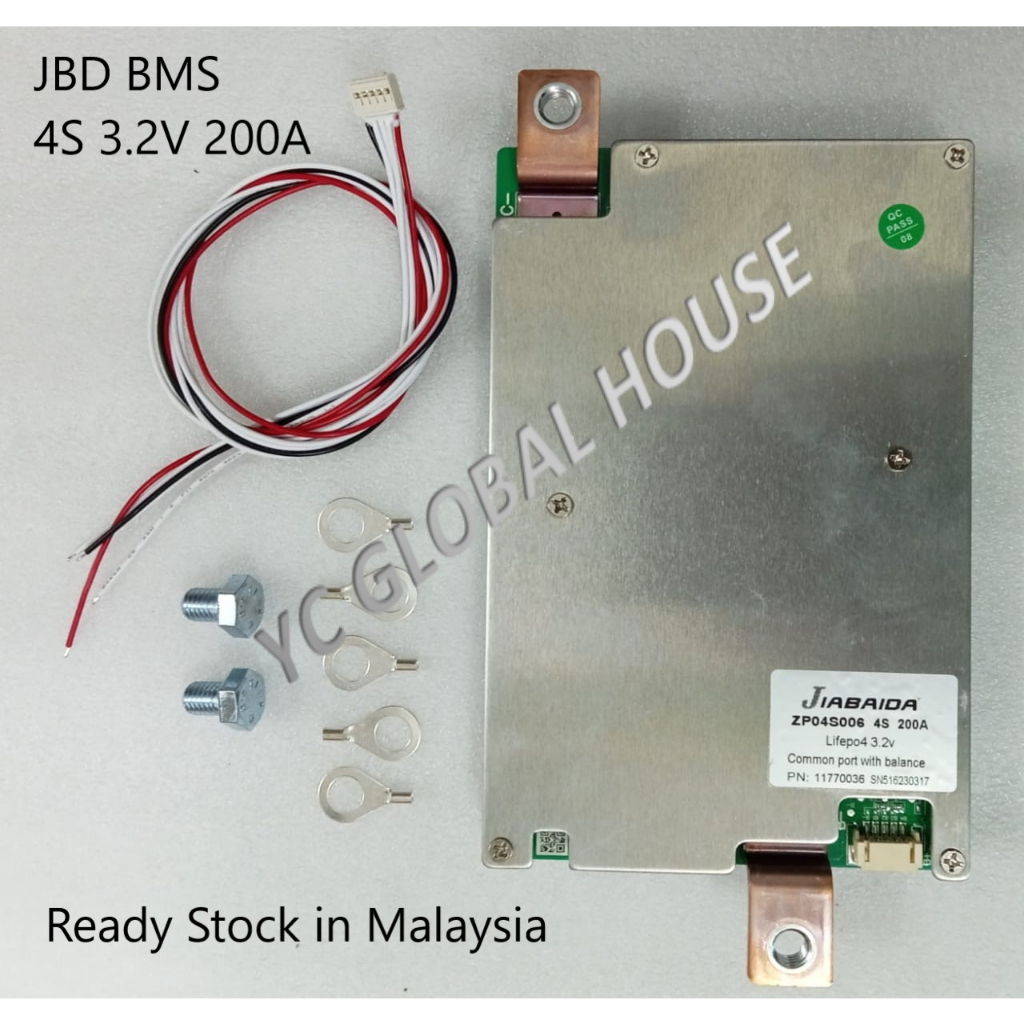 Charging settings for 2S, 3S and 4S Lithium batteries