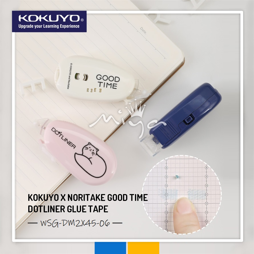 KOKUYO X NORITAKE DOTLINER Glue Tape Roller Double Sided Tape