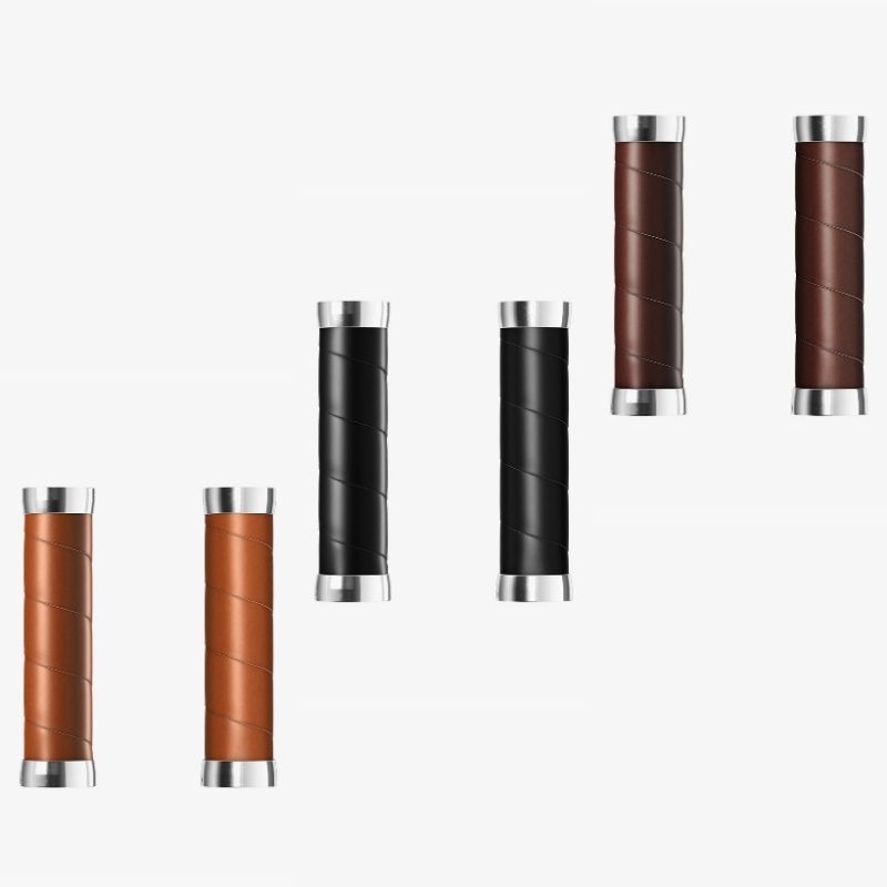Brooks Slender Leather Grips Brooks 100mm Bike Grips Brooks