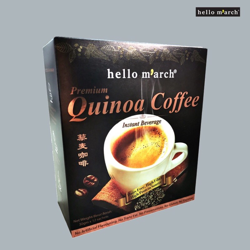 Hello March quinoa coffee (12x30gm) | Shopee Malaysia