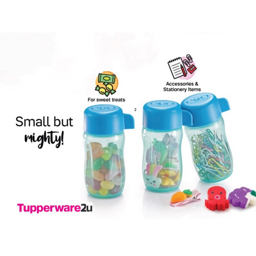 (Ready Stock)(limited edition)Tupperware Sweet Fun Eco Bottles, 90ml (3 ...