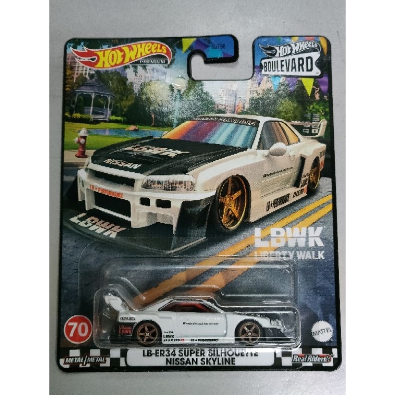 Hot Wheels PREMIUM LB-ER34 LBWK NISSAN SKYLINE R34 BOULEVARD | Shopee ...