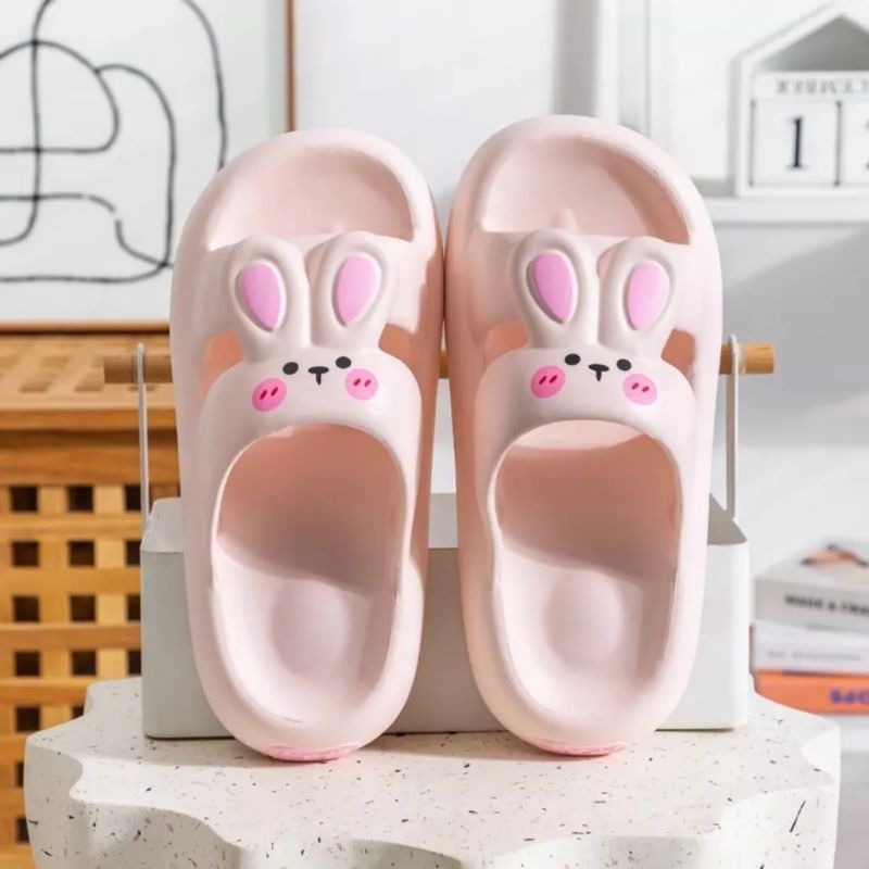 Women s slippers new Cartoon cute rabbit slipper indoor thick