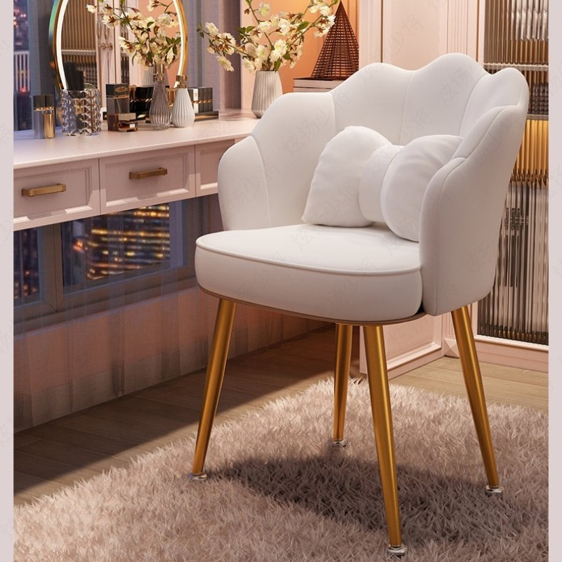 Nordic Dressing Chair Light luxury makeup chair scallop computer chair ...
