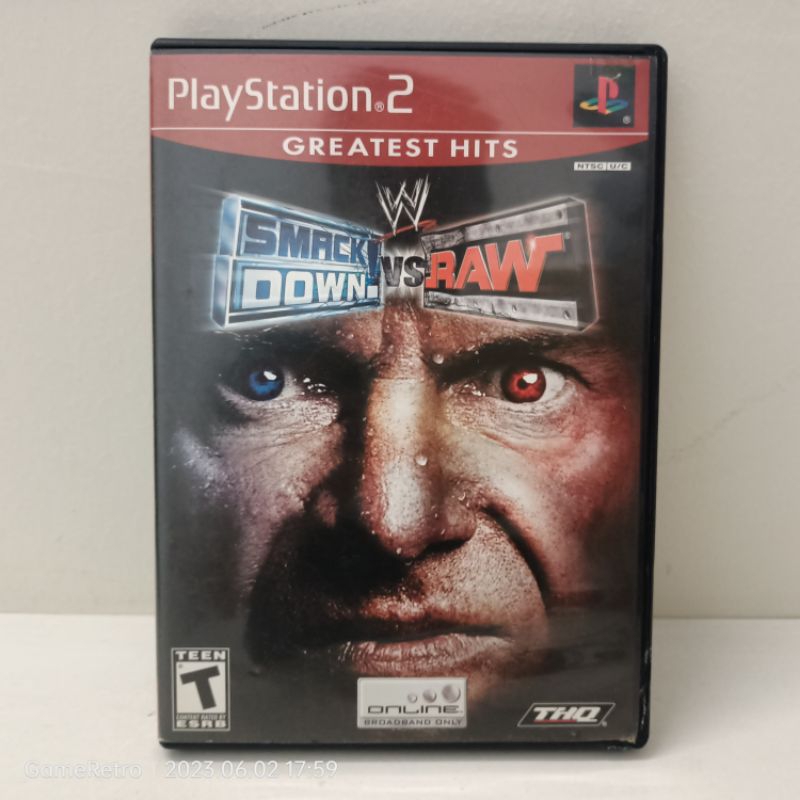 Ps2 Game WWE Smackdown Vs Raw (Original) Shopee Malaysia