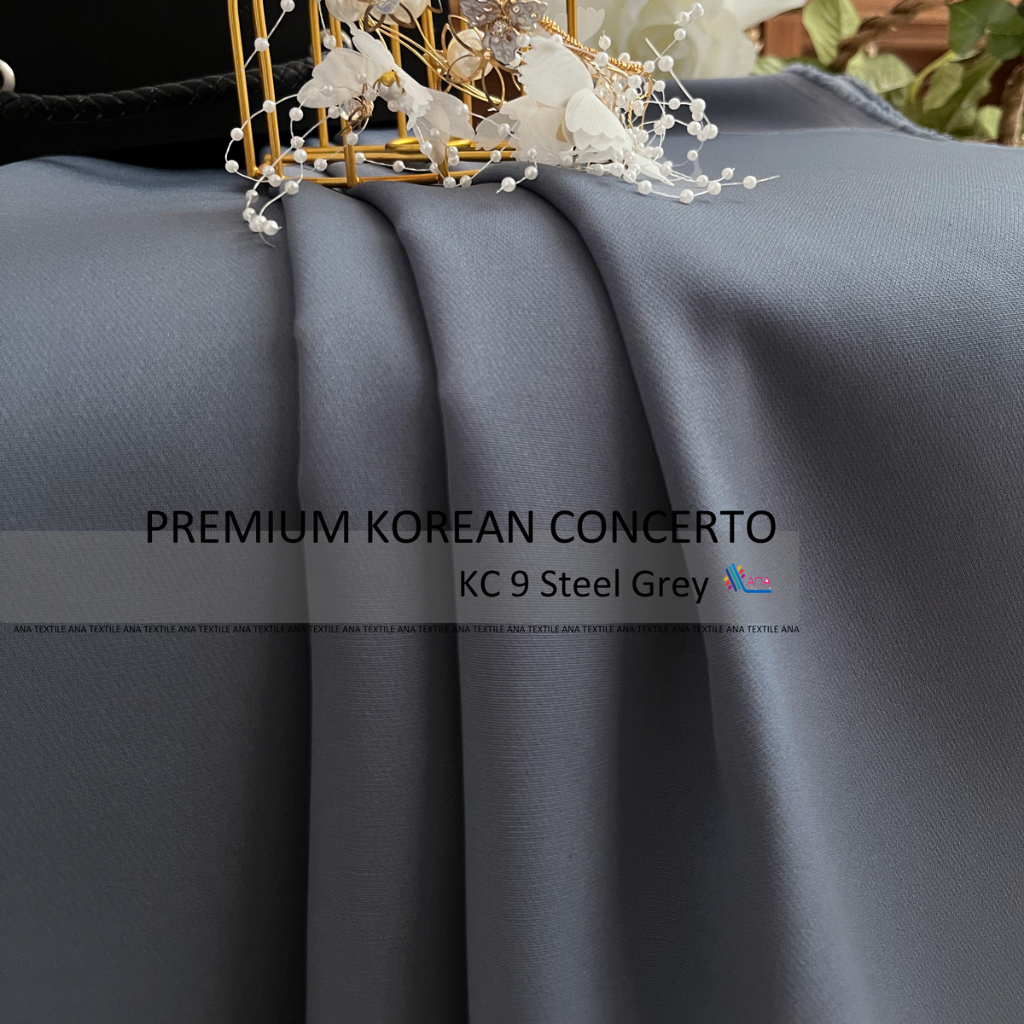 0.5m Premium Korean Concerto Ironless Kain Pasang Terkini Bidang 58 Ana ...