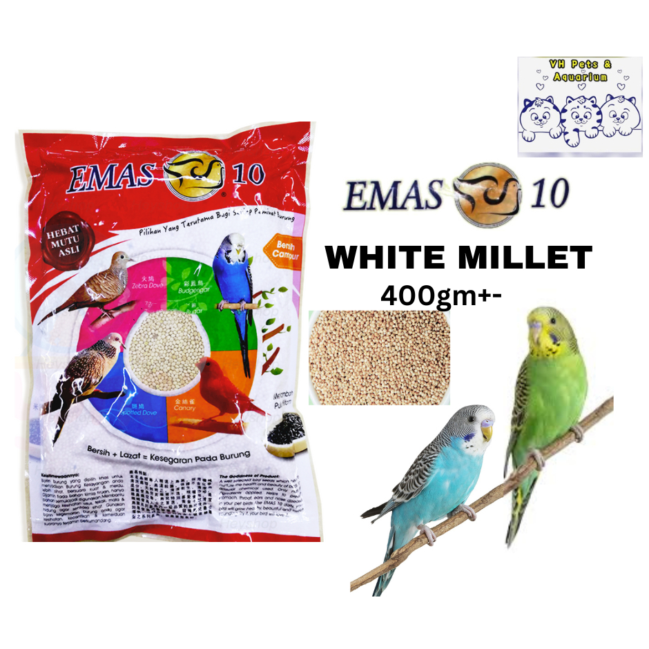 ( 500Gm )Emas 10 White Millet Bird Food (500gm) Shopee Malaysia