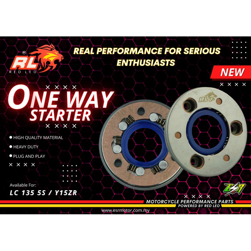 RED LEO One Way Bearing Starter Racing (6 bearing) GEAR STARTER