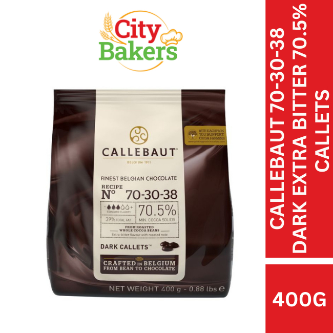 CALLEBAUT 703038 DARK EXTRA BITTER 70.5 CALLETS 250G (DOWNPACK