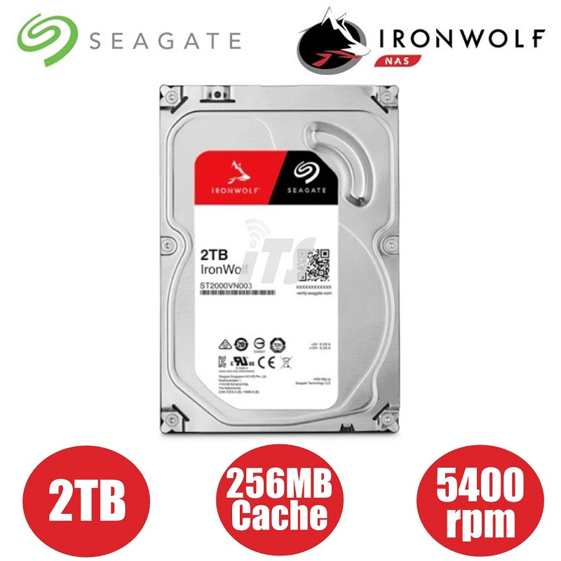 Seagate 2TB IronWolf Pro 7200 rpm SATA III 3.5 ST2000NT001 B&H