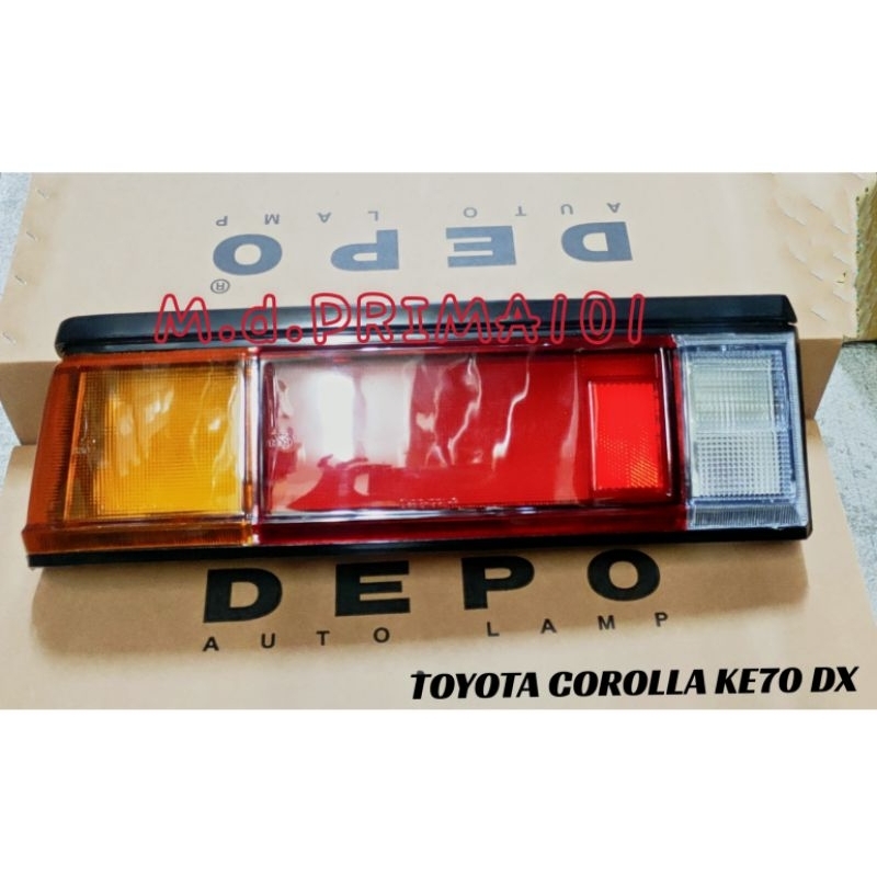 TOYOTA COROLLA KE70 DX REAR LIGHT TAIL LAMP LAMPU BELAKANG Shopee