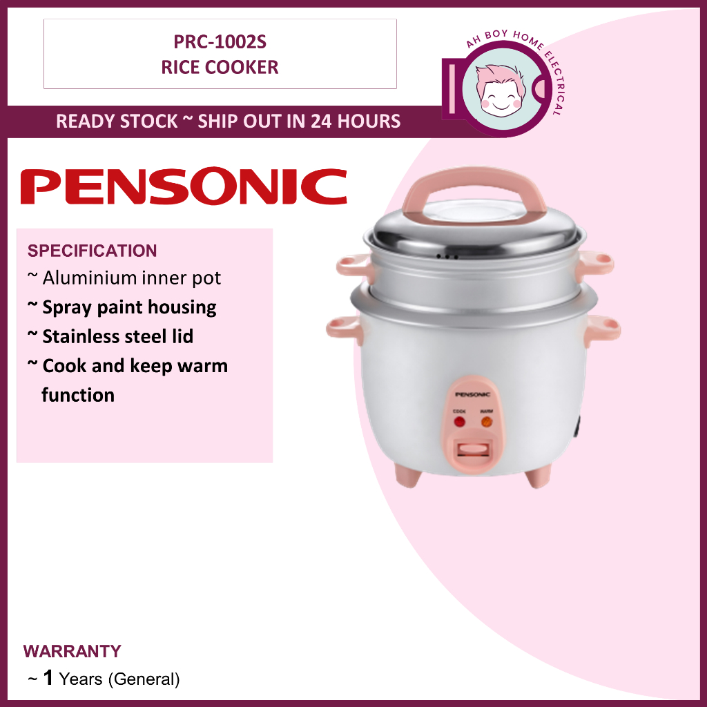 Pensonic Conventional Rice Cooker with TRAY Periuk Nasi 电饭锅 1.0L ...