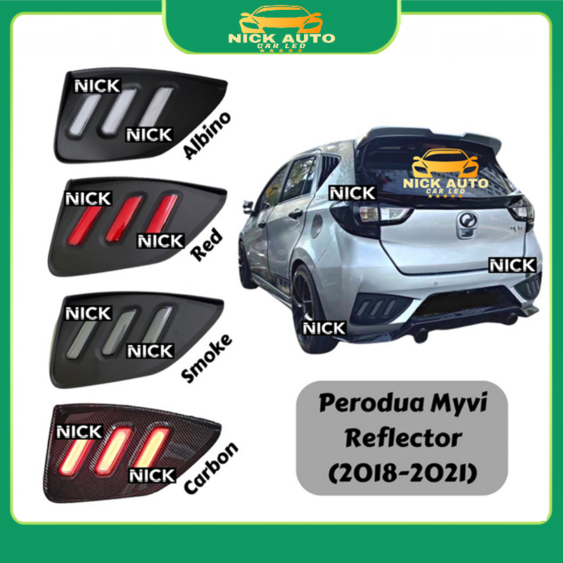 Perodua Myvi G3 (2018 to 2021) Mustang Rear Reflector | Shopee Malaysia