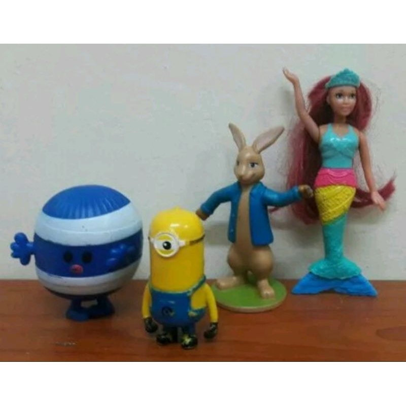 McDonalds Miss Whoops, Peter Rabbit, Barbie Princess and Minions ...