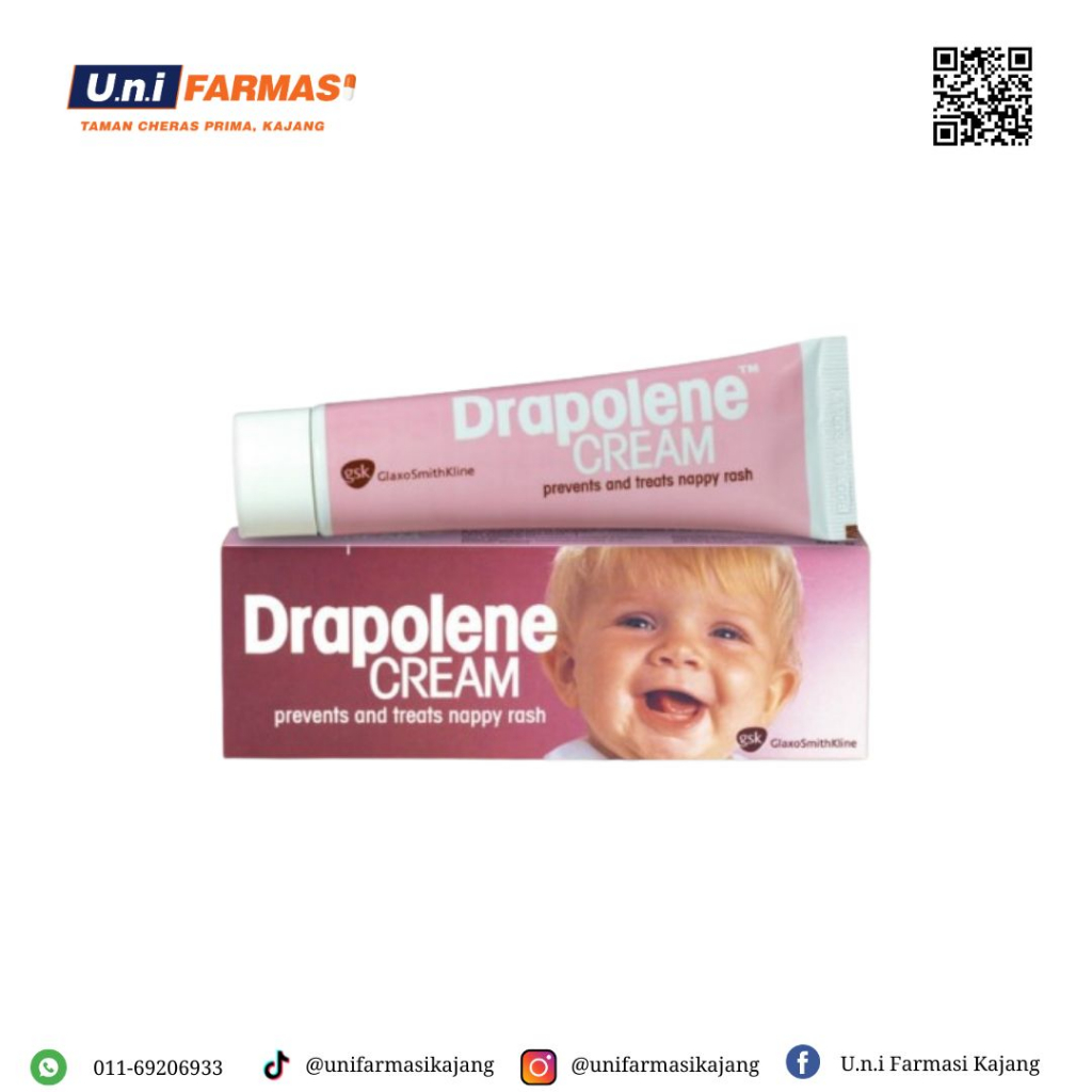 DRAPOLENE NAPPY RASH CREAM 55G Shopee Malaysia