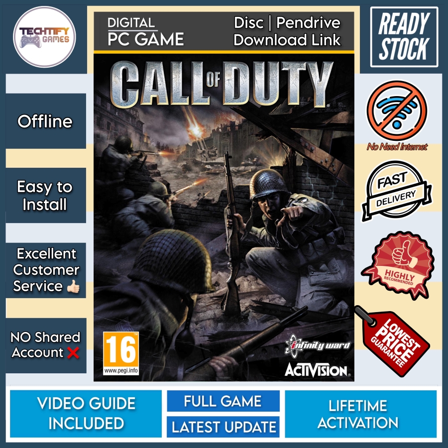 [PC Game] Call of Duty Deluxe Edition - Offline [Disc | Pendrive