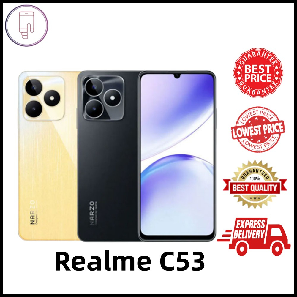 [Malaysia Set] Realme C53 - 6GB RAM + 128GB ROM | 8GB RAM + 256GB ROM- New  With 1 Year Warranty By Realme Malaysia