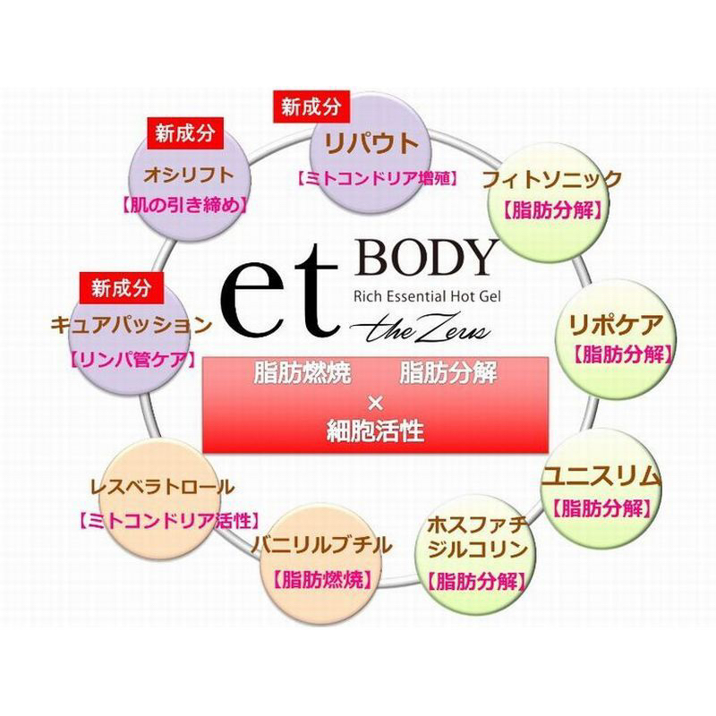 et BODY (Rich Essential Hot Gel) The Zeus 200g＆500g | Shopee Malaysia