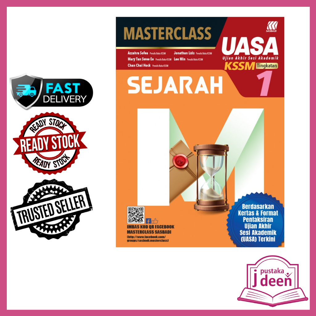 Jdeen Buku Rujukan Sejarah Tingkatan Masterclass Shopee Malaysia