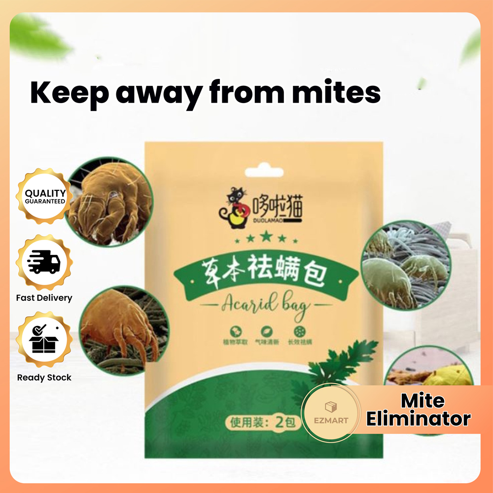Herbal Dust Mite Eliminator Mite Remover Reduces Acne & itching Safe