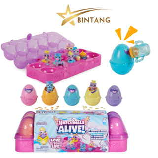 Hatchimals Alive Love to Life Egg Carton 5-Pack Mystery Pack [5 RANDOM Self  Hatching Eggs!]