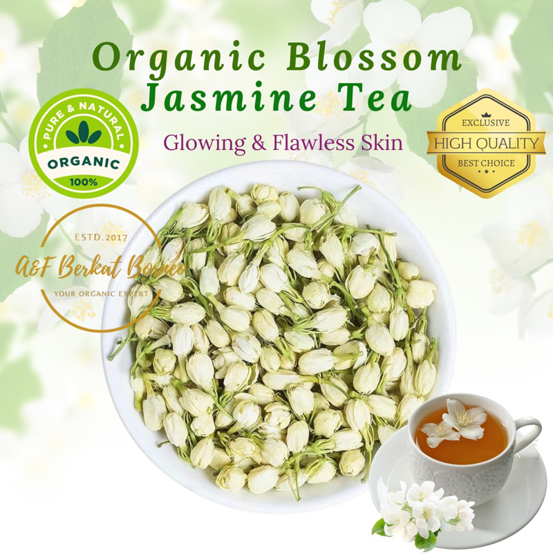 Blossom Jasmine Flower Tea/Aroma Tea/Healthy Tea/Skin Tea/Muslim Seller Shopee Malaysia