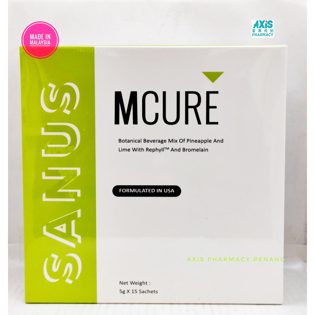 SANUS MCURE REPHYLL + BROMELAIN 15's *NATURAL PAIN RELIEVER* (Exp 12/