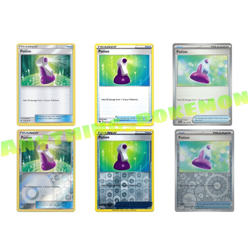 pokemon card trainer potion 139/159 SWSH Crown Zenith Reverse Holo Common C – Kawaii Collector Trainer Form Trainer Potion 94/102 Base Set