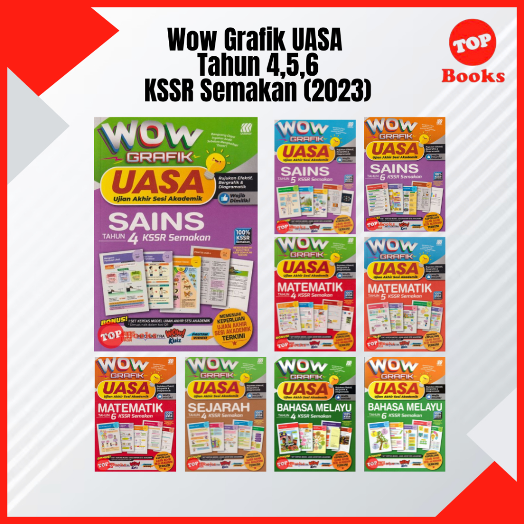 Topbooks Sasbadi Buku Rujukan Wow Grafik Uasa Tahun Kssr