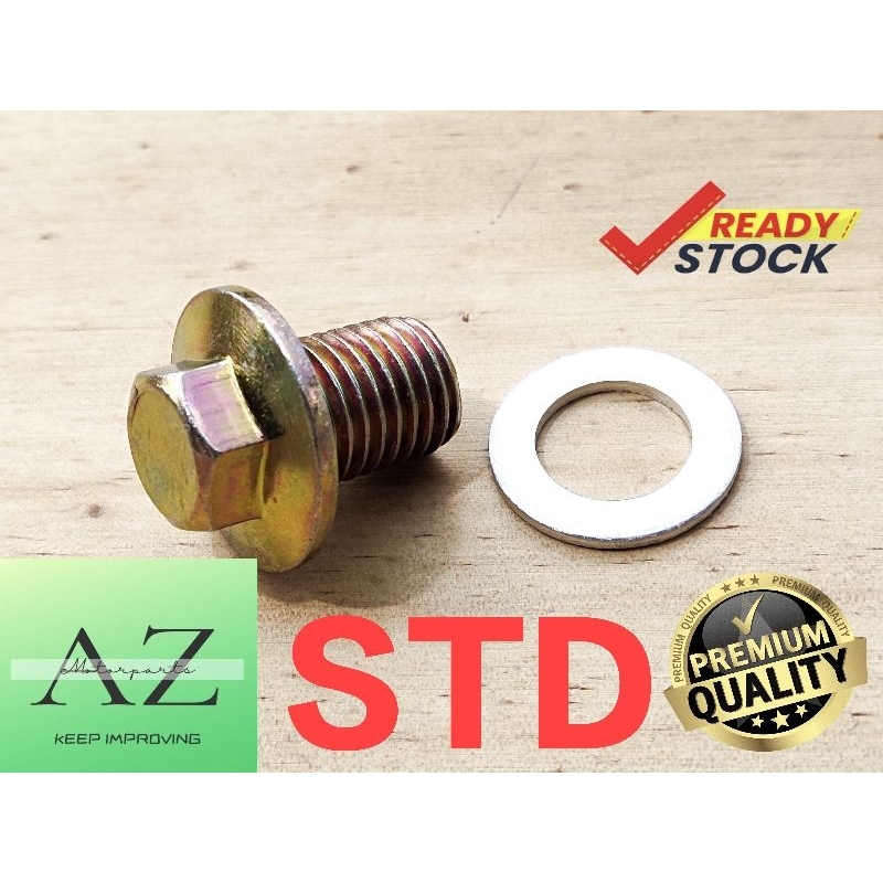 OIL DRAIN NUT (STD) WITH WASHER YAMAHA NMAX/NVX155/EGOSFI/EGOLCFI