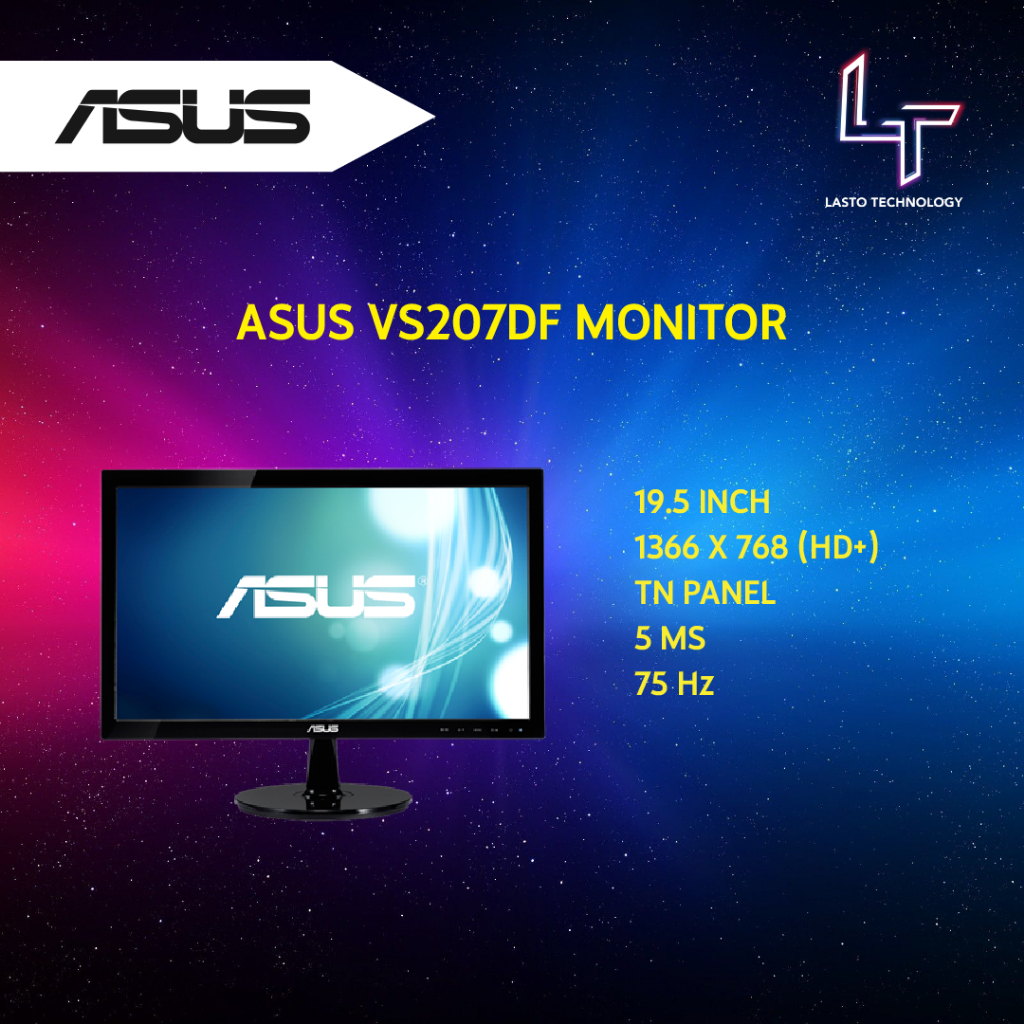 Asus VS207DF 20" LED LCD Monitor DSub Shopee Malaysia
