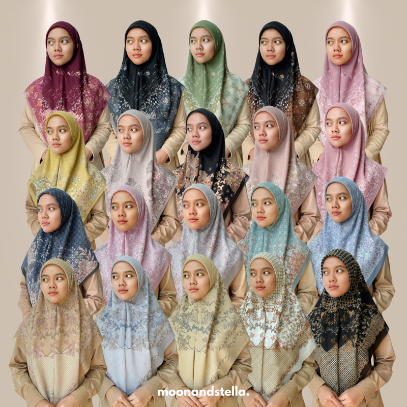 🔥NEW ARRIVAL🔥 [ Ready Stock ] Moonandstella Printed Hijab | Tudung ...