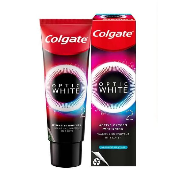 Colgate Toothpaste Colgate Optic White O2 Aromatic Menthol Whitening ...