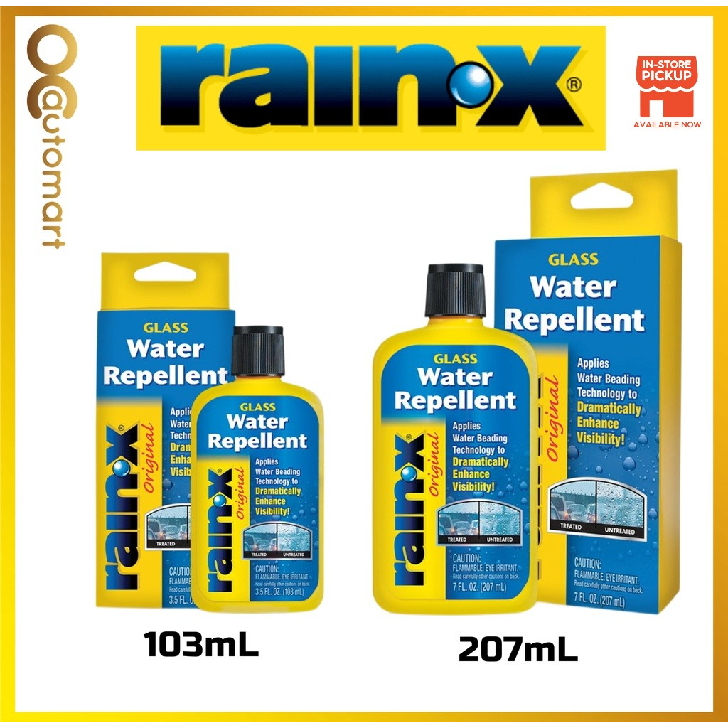 RainX 103mL / 207mL Water Repellent Rain X Rainx Window Glass