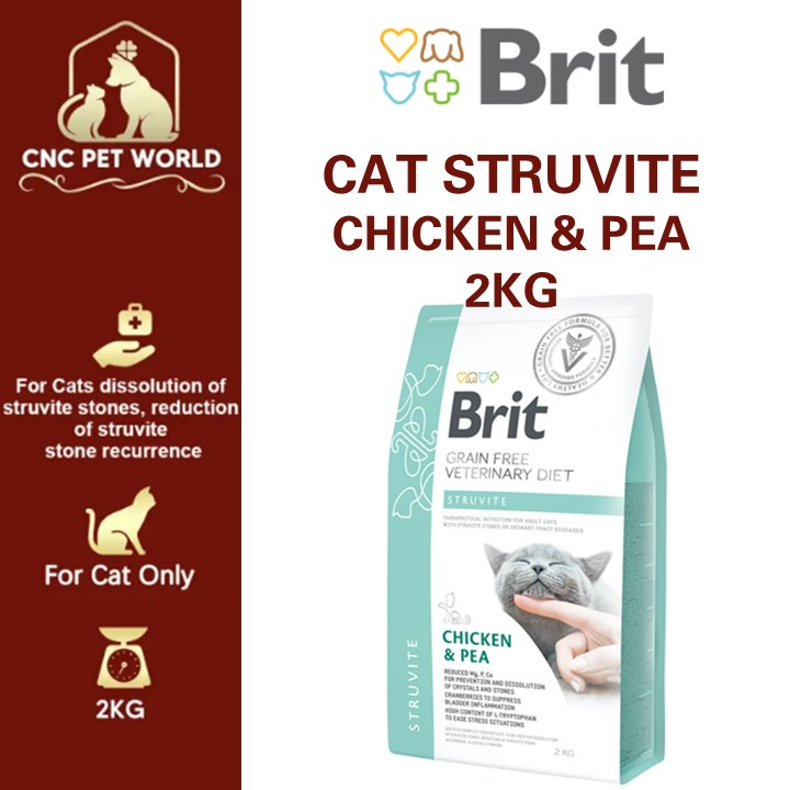 【BRIT】CAT STRUVITE 2KG | DISSOLUTION OF STRUVITE STONES | URINARY CARE ...