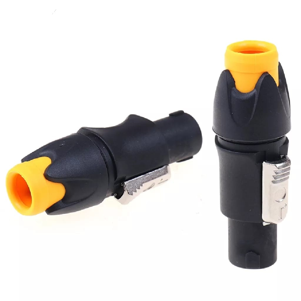1Unit 4-polw 4pin Plugs Male Speakon Connector Head Line Plug Speaker ...