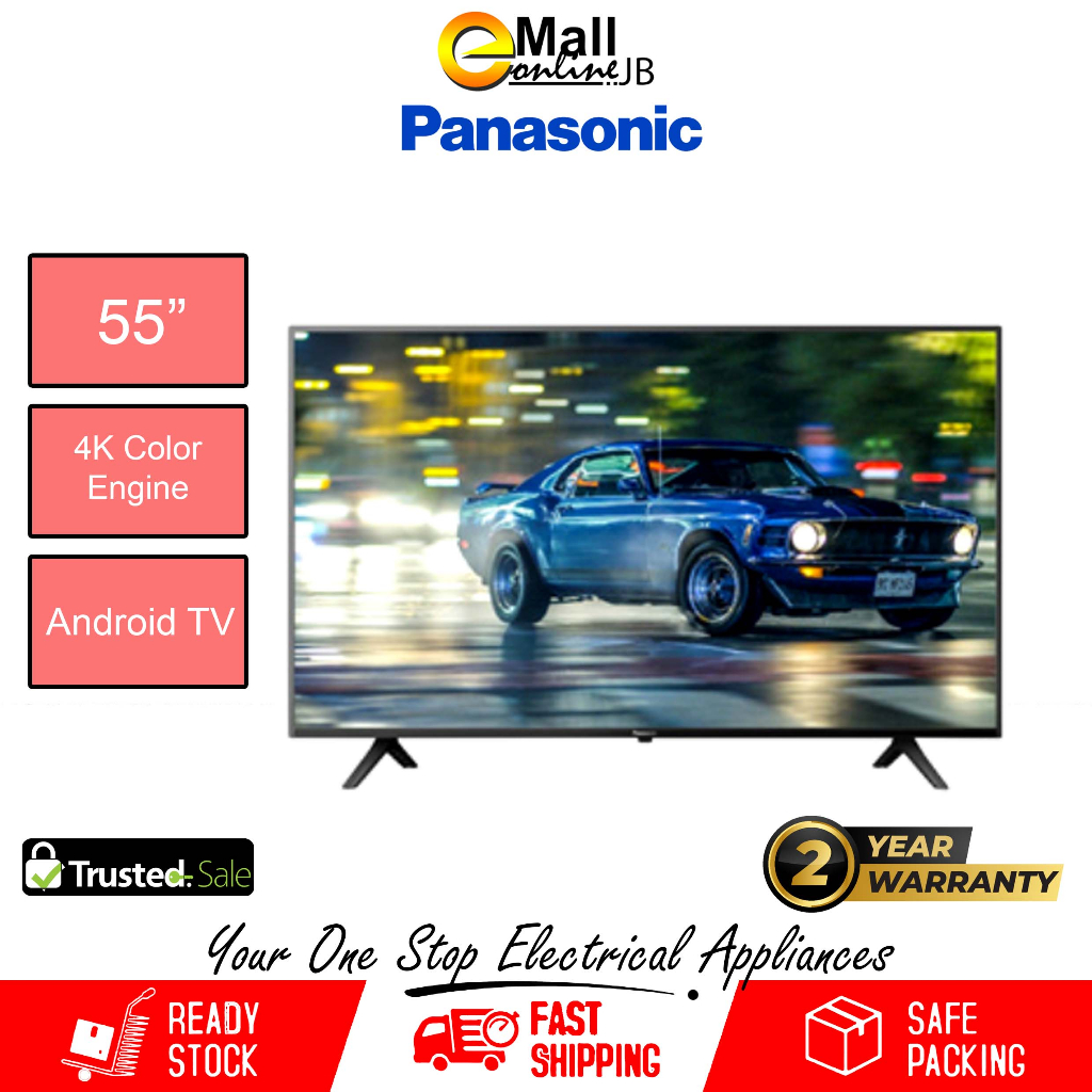 Panasonic 55 4K HDR Android TV TH 55HX655K Smart TV LED TV Shopee Malaysia