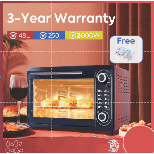 Countertop Toaster Oven,Multifunctional Electric Oven 48L