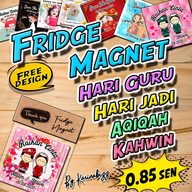 Fridge Kahwin/fridge jadi/Aqiqah/Hari