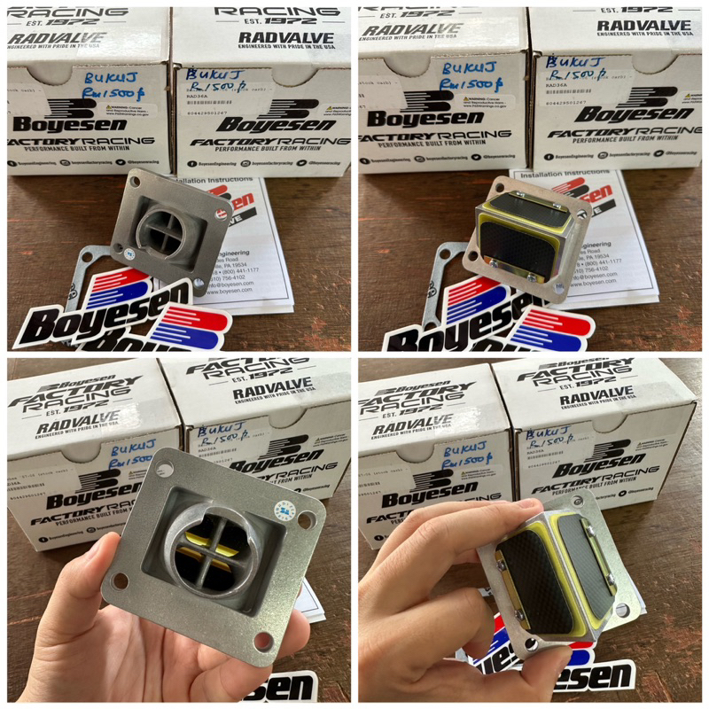 RXZ Y125 125Z Boyesen Racing Reed Valve Kit Assy 100% Original | Shopee ...