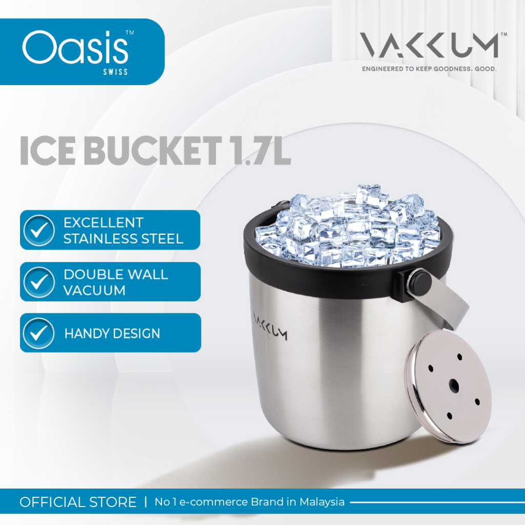 Vakkum Stainless Steel Ice Bucket / Small Ice Bucket / Ice Cooler