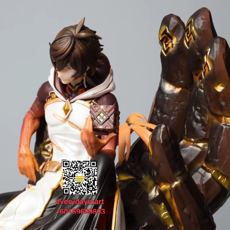 GENSHIN IMPACT💥ZHONGLI SITTING POSE 25cm💥ACTION FIGURE