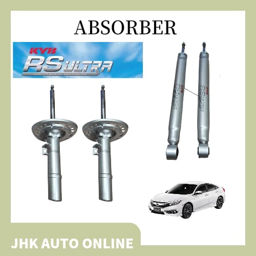 ABSORBER HONDA CIVIC FC / TEA KYB RS ULTRA FRONT & REAR | Shopee Malaysia