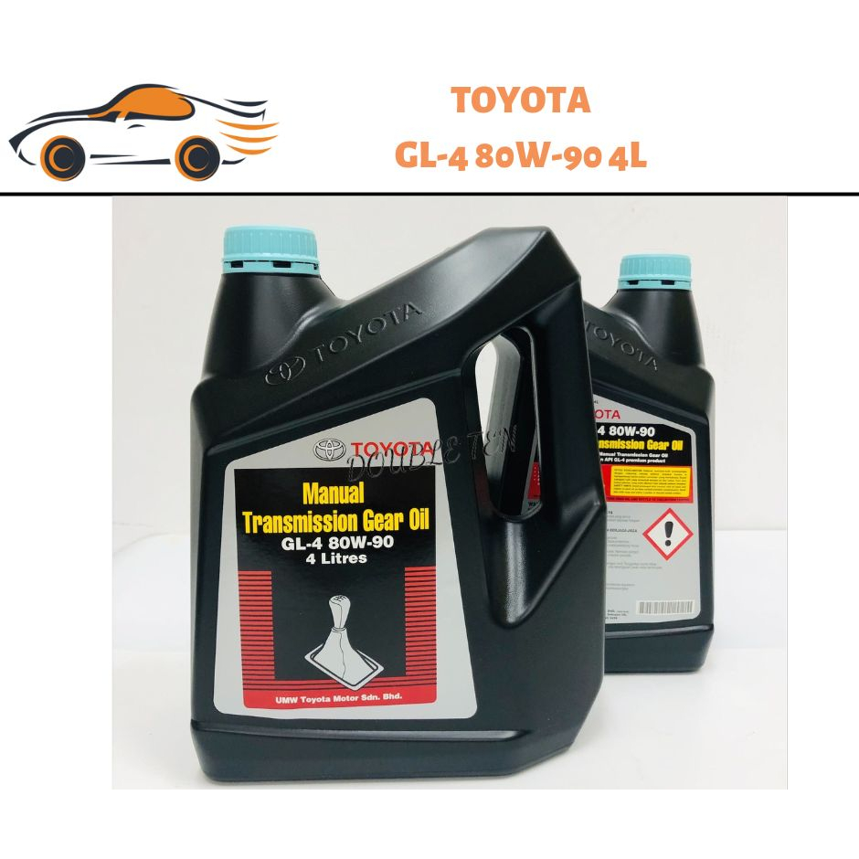 Toyota GL4 80W90 Manual Transmission Gear Oil 4L Shopee Malaysia