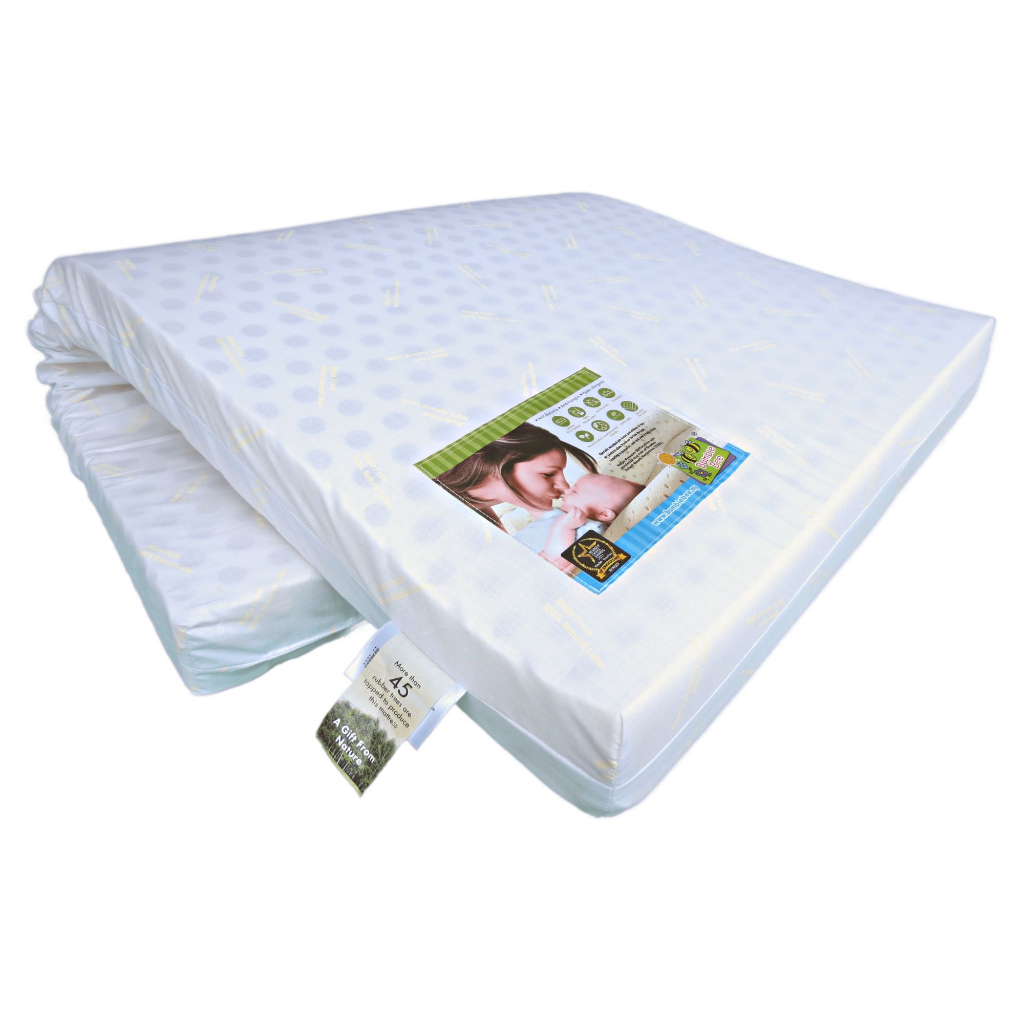 Bumble Bee Natural Latex Baby Cot Mattress (28" x 52" x 2") Shopee